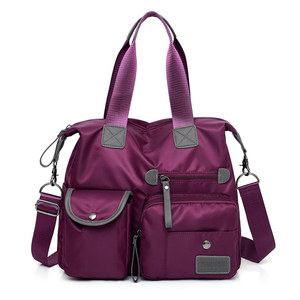 Sac à main personnalisé à bandoulière unique, style rétro sportif, fermeture éclair, grande capacité, sac fourre-tout pour femme, sac bandoulière pour les courts séjours - Product Image 3