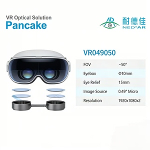 Modul Optik Pancake Micro OLED VR049050 0,49 inci FOV 50 Derajat untuk Desain dan Pengembangan Prototipe Headset VR MR - Product Image 2