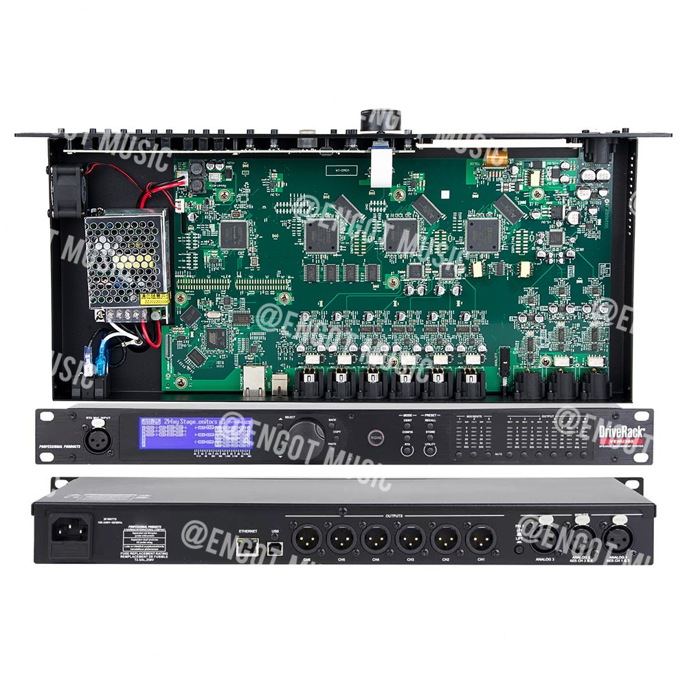 Dbx DriveRack VENU360 Karaoke Mixer Board - 3in6out DSP Processor