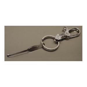 <strong>Key</strong> <strong>Chain</strong> Metal Silver Car Keyring Travel Household Factory Price Fashion Waist Belt Double Rings <strong>Key</strong> <strong>Hook</strong> for Men and Women - Product Image 6