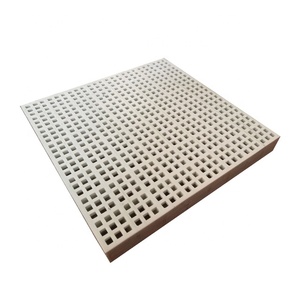 Grille moulée en FRP/GRP anti-corrosion, antidérapante, haute résistance, en fibre de verre, pour passerelle - Product Image 1