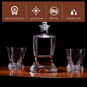 Biểu Tượng Tùy Chỉnh Khắc Cá Nhân <span class=keywords><strong>Bourbon</strong></span> Whisky Decanter Và 10Oz Whiskey Nếm Kính Bộ Quà Tặng Cho Nam Giới Trong Trong Gỗ Hộp Quà Tặng - Product Image 4