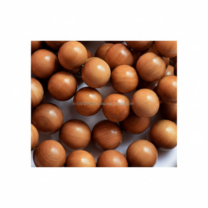Cuentas de sándalo Natural para oración, cuentas de madera de sándalo - Product Image 1