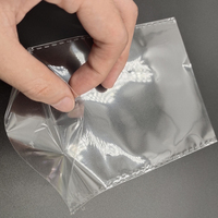 Étiquettes personnalisées à prix d'usine pour sacs en plastique réutilisables avec fermeture éclair en PE, imprimés en gravure, résistants à l'humidité, MOQ 10000 pièces
