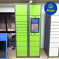 Casilleros Electrónicos Inteligentes para Entrega de Paquetes, Acceso por Código QR, Código de Barras, Huella Dactilar y Reconocimiento Facial, Gabinete de Almacenamiento Económico