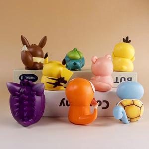 Le più recenti Action Figure impostate adorabili cartoni animati Gengar Eevee Design Action Figure decorative per auto decorazioni per torte - Product Image 4