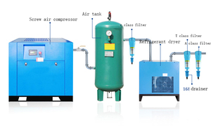 100hp 75kw 12.5m3/min Energy-saving Magnet Synchronous Motor Variable Speed Drive PM VSD <b>Screw</b> air Compressor - Product Image 2