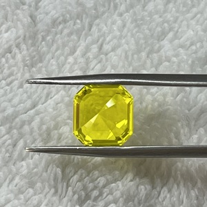 พลอย YAG คุณภาพสูง ขัดเงาด้วยมือจาก DS Gems รูปทรง Asscher Cut สำหรับทำเครื่องประดับ - Product Image 4