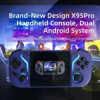 Nouvelle console de jeu portable X95 PRO, écran HD IPS de 3,5 pouces, joystick lumineux RVB, émulateur de jeu rétro