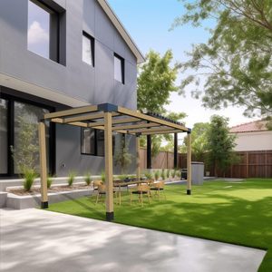 Bài Đầu kèo chân đế, pergola kit, gazebo chân đế Wall Mount Bracket Kit cho gỗ bài viết pergola bài kết nối - Product Image 5