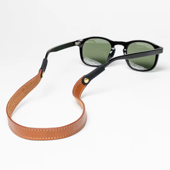 YY Stitched Genuine Leather Sunglass Strap ,Leather Eyewear Retainer ,Leather String Sunglasses Holder