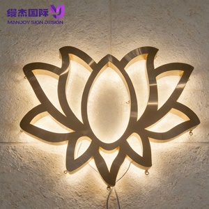 Insegne Luminose a LED in Acciaio Inox Personalizzabili, Decorazione Pubblicitaria IP65, Illuminazione con <span class=keywords><strong>Design</strong></span> Gratuito - Product Image 1