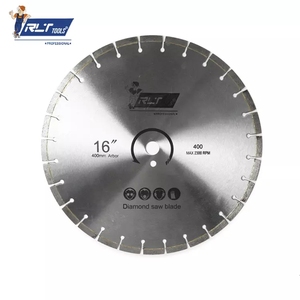 Rlt Tools 16'' <strong>Segment</strong> Granite Wet Cutting <strong>Disc</strong> Diamond Saw Blade Large <strong>Circular</strong> Bridge Saw Blades Quartz Diany Saw Blades - Product Image 1