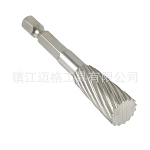 Five Piece Rotary File Set Hex Shank 1/4 In Hss High Speed Steel For Metal Drilling - Product Image 5