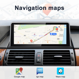 Reproductor Multimedia para Auto STWEI MTK8581 con CarPlay Inalámbrico para BMW X5 E70 X6 E71 CCC CIC, Unidad Principal Android 14 con Navegación GPS Integrada - Product Image 5