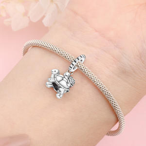 Pendentif Bracelet Mère et Bébé Tortue, Accessoire Original Haut de Gamme DIY pour Bracelet et Collier, Style Femme - Product Image 6