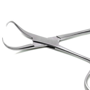 <b>Clamping</b> Holding Instrument Hemostatic Forceps Surgical Tool for Medical Use Reusable Backhaus Manual Stainless Steel - Product Image 2