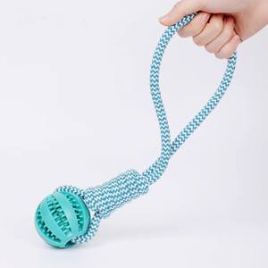 Interactief Outdoor Training Speelgoed 5Cm Katoenen Touwbal Met Eva Rubber Tanden Poetsen Hond Kauwspeelgoed Voor Grote Kleine Honden Katten - Product Image 6