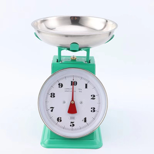 Veidt Weigh 10kg Kraft Paper Packaging Household Portable <b>Mechanical</b> Spring Dial <b>Scale</b> QE-07R-10kg Stainless Steel Tray - Product Image 6