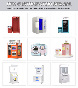 Đồng tiền hoạt động gương Photo Booth máy in ngay lập tức Photo Booth Máy bán hàng tự động với máy in kiosk - Product Image 6