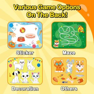 Phù hợp tái sử dụng Aqua Hue chuyển đổi thẻ edifying phác thảo đồ chơi tăng cường trẻ em tầm nhìn trí tưởng tượng màu sắc - Product Image 2