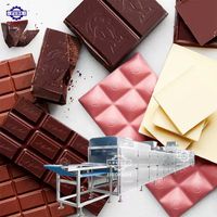 Machine automatique de glaçage et d'enrobage de barres chocolatées, avec servocommande, pour chocolat au lait fourré, saveurs variées