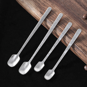 โรเวอร์ คาเมลช้อนกาแฟไทเทเนียม ที่คนกาแฟด้ามยาว ช้อนชาขนาดเล็ก ช้อนเอสเปรสโซขนาดเล็ก อุปกรณ์เสริมบาร์กาแฟ - Product Image 1