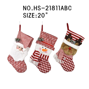 Ensemble de couronnes en peluche lumineuses festives, design Père Noël, bonhomme de neige, cerf, décoration d'hiver faite à la main, cadeau du Nouvel An - Product Image 4