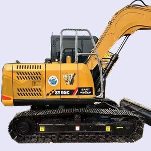 Mini-excavatrice d'occasion certifiée CE avec godet, marque SANY SY95C, engin de construction d'occasion en provenance de Chine - Product Image 1