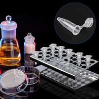 Tube centrifuge de laboratoire Bouchon de presse de laboratoire Micro Conique 1.5 ml Tube centrifuge