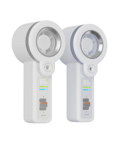 Ventilateur portable intelligent rechargeable avec réservoir d'eau magnétique amovible de 3000 mAh, pulvérisation puissante à 100 vitesses, petit ventilateur silencieux