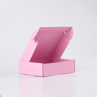 Dossiers en carton ondulé de luxe personnalisés pour cosmétiques avec laminage mat et doublure en éponge gaufrée recyclable
