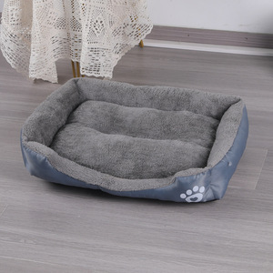 Large <b>Small</b> Multicolor Pet Products Modern Cotton Cat Dog Bed Heating Teddycow Cushion Bed - Product Image 4