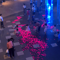 Système de jeu interactif de projection au sol avec expérience de danse en réalité augmentée ; Projection 3D immersive pour enfants