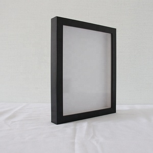 Cornice a scatola profonda 2 cm in <span class=keywords><strong>legno</strong></span> di teak colorato, per regalo con pampas artificiali - Product Image 5