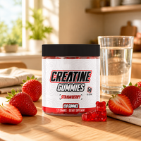 Gummies de Créatine Monohydrate à la Fraise 5g par Portion – Complément Alimentaire Énergétique pour le Fitness – Vente en Gros