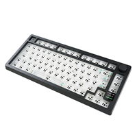 MK75 Max 3 Mode RGB Clavier Mécanique Barebone DIY Kit ISO Layout Espagnol Portugais Français UK Allemand Deutsch