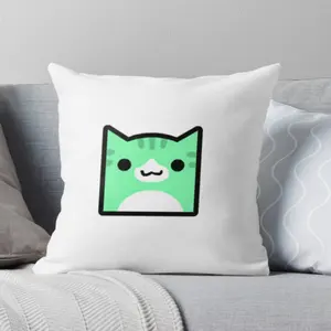 2023 Neues Design Geometrie Dash Throw Pillow Hard Demon Icon Katze Cartoon Spiel Kissen Plüsch tier