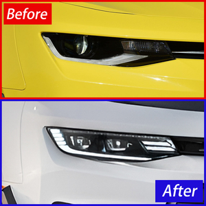 Phares automatiques pour Chevrolet <span class=keywords><strong>Camaro</strong></span> 2016-2019 LED assemblage de lampes avant de voiture mise à niveau accessoires d'objectif de double projecteur de haute qualité - Product Image 3