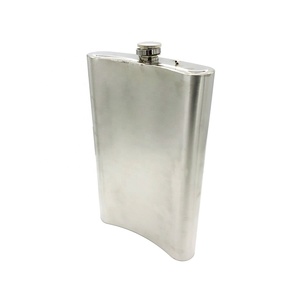 Sun Well Silver Mini Flasque à whisky en acier inoxydable 5oz, logo couleur unie, écologique, durable, design portable, style américain - Product Image 3