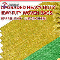 Sac tissé en PP imprimé offset robuste, directement de l'usine, 25 kg 50 kg, pour l'emballage du riz, de la farine, des aliments pour animaux et des céréales