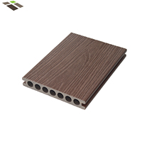Plancher composite WPC bicolore, imperméable et anti-corrosion, pour terrasse, jardin, balcon