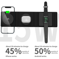 Station de charge sans fil magnétique 4 en 1 de haute qualité en gros pour apple