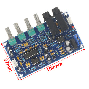 Placa de Reverberación para Karaoke XH-M173, Amplificador de Micrófono, Módulo de Preamplificador de Audio para Micrófono Dinámico de 2.0 Canales - Product Image 2