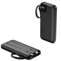 Promotion Vente Flash Power Bank 10000mAh Charge Rapide Powerbank Power Banks Logo Personnalisé Lumière d'Urgence Extérieure