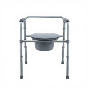 Chaise de toilette Kangjian avec seau, hauteur réglable pour personnes âgées et femmes enceintes - Product Image 1
