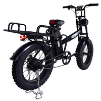 Vélo de montagne électrique 2026, moteur central 48V, frein à disque, batterie lithium 500W sans balais, acier haute teneur en carbone, pneus larges/pour neige