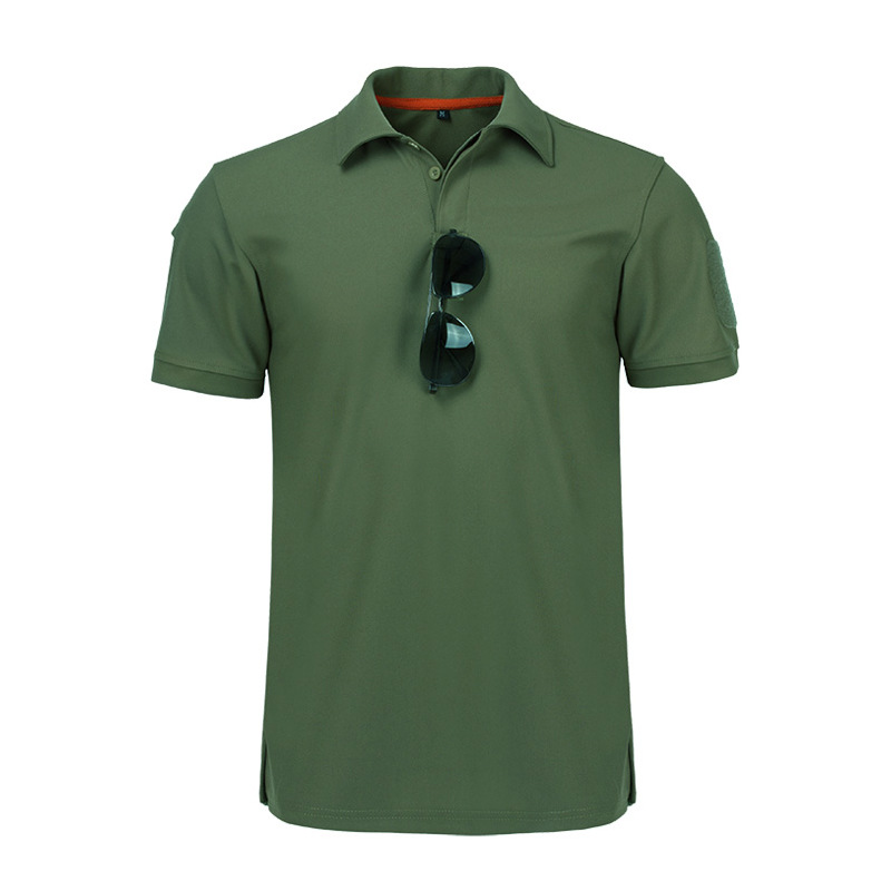 Custom Polo T Shirts Men Cotton High Quality Quick Dry Tactical Polos Short Sleeve Men's Polo Shirts