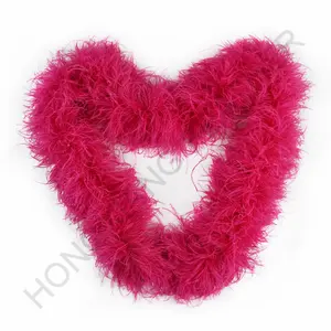 Hot sale Colorful Ostrich feather boa for party wedding dresses decoration