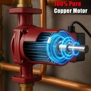 Bomba de Circulación Topway Lps25 6f de 115v y 3 Velocidades de Hierro Fundido para Sistema de Calentador de Agua - Product Image 3